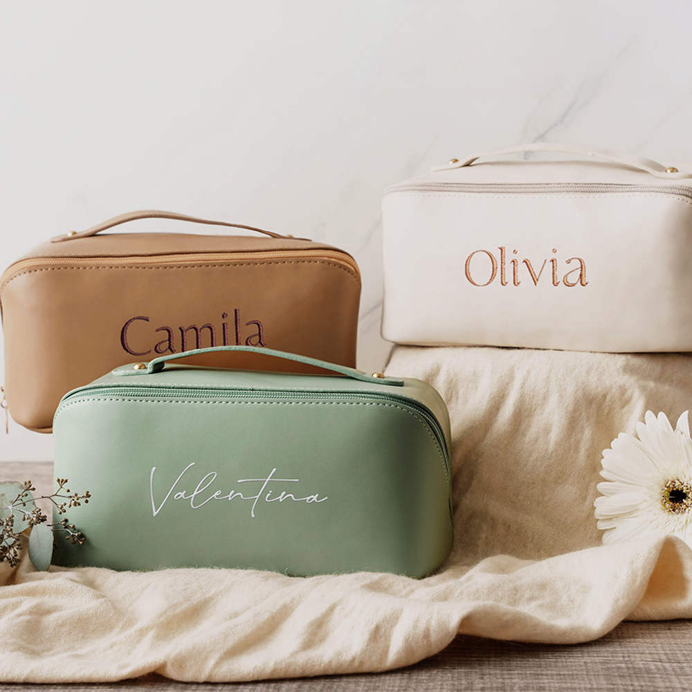 Personalized Embroidered Makeup Bag for Unique & Love | JNSBag30