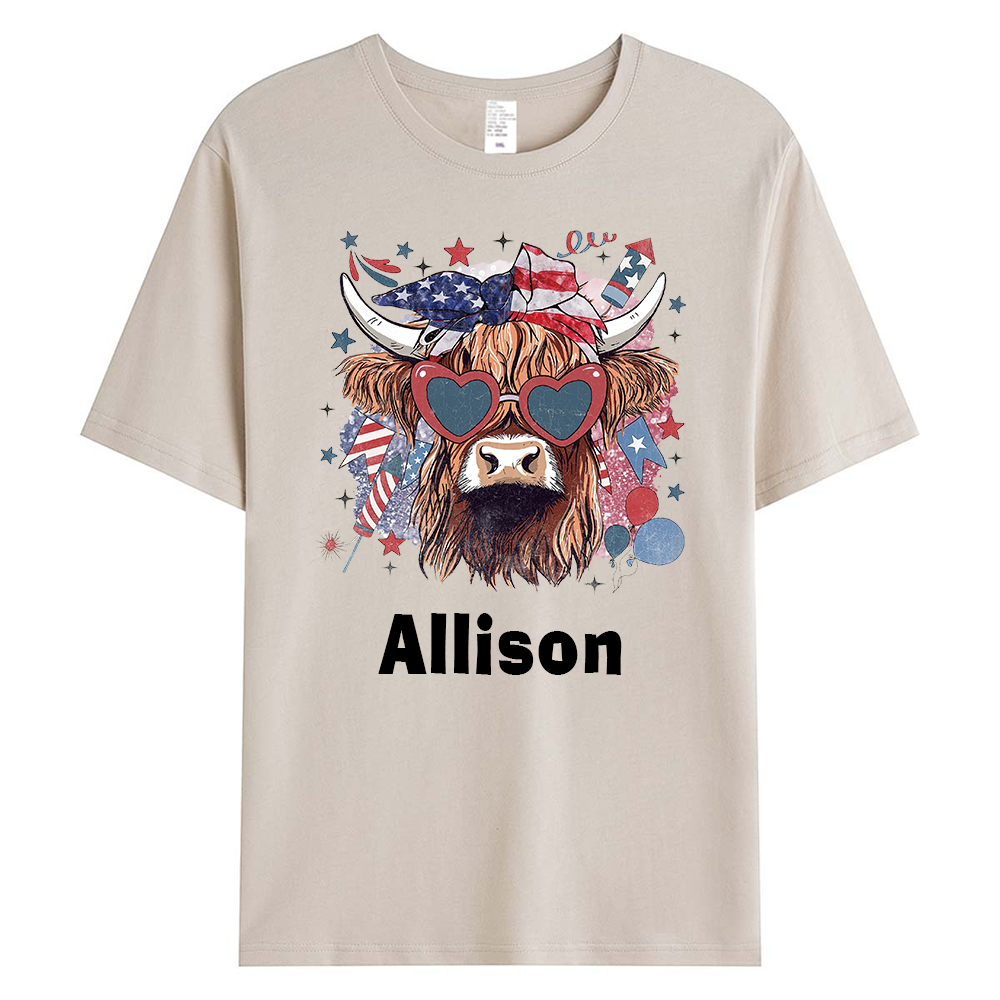 Personalized July 4th Patriotic Shirt for Unique & Love | JNSJuly31