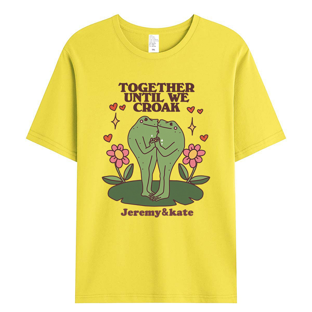 Personalized Name Frog Anniversary Shirt for Unique & Love | JNSCloth48