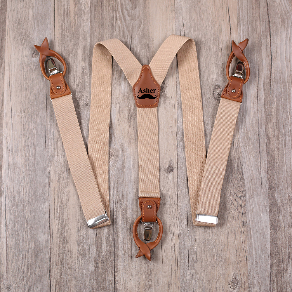 Personalized Monogram Leather Braces for Unique & Love | JNSCloth58