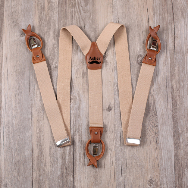 Personalized Monogram Leather Braces for Unique & Love | JNSCloth58