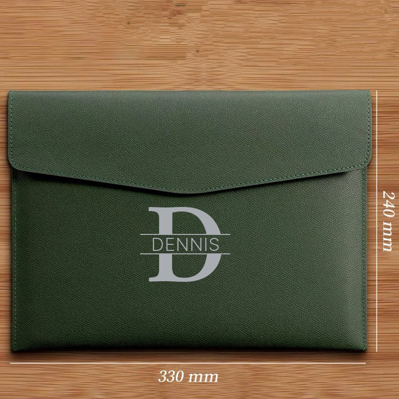 Personalized Monogram Leather File Folder for Unique & Love | JNSBag56