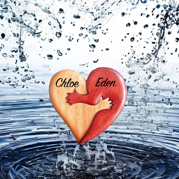Personalized Wood Couple Heart Puzzle for Unique & Love | JNSDec115