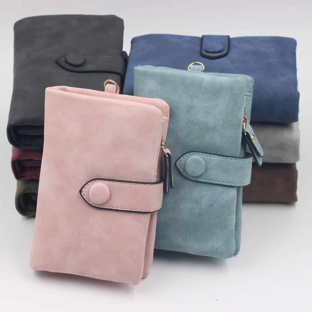 Personalized Tri-Fold Birth Flower Leather Wallet Card Holder for Unique & Love | JNSBag10