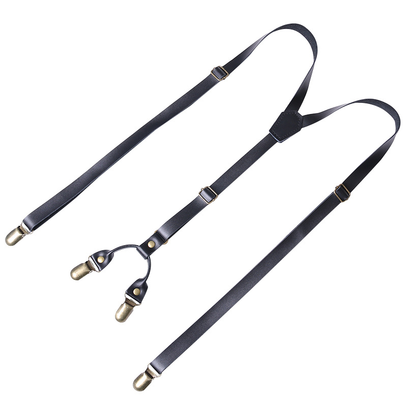 Personalized Monogrammed Genuine Leather Suspenders for Unique & Love | JNSCloth28