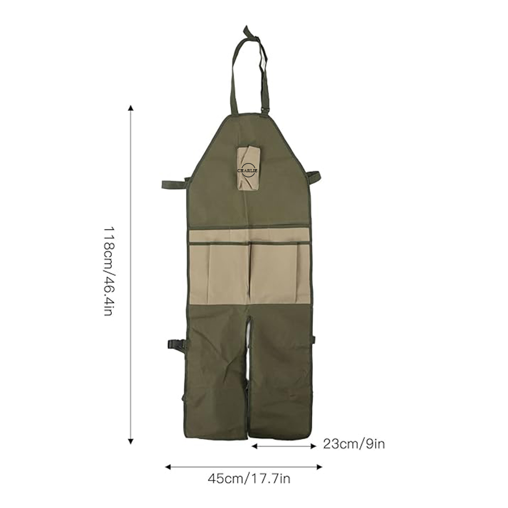 Personalized Monogrammed Garden Multiple Pocket Apron with Leg Protector | JNSCloth41