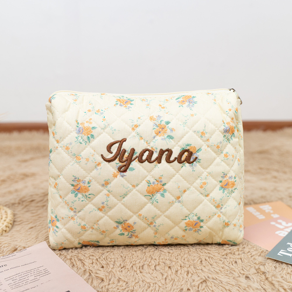 Personalized Monogram Makeup Bag | JNSBag49