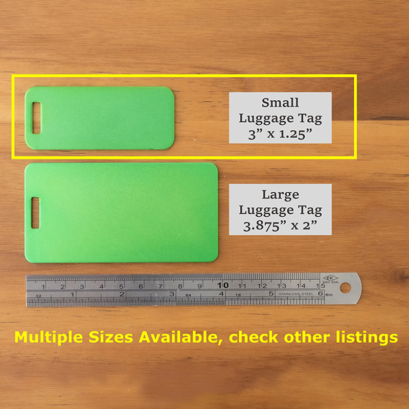 Personalized Engraved Metal Luggage Tag | JNSDec92