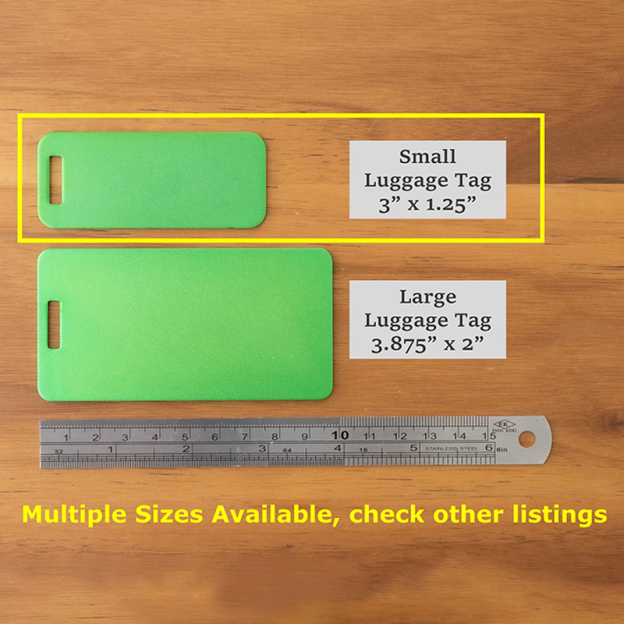 Personalized Engraved Metal Luggage Tag | JNSDec92