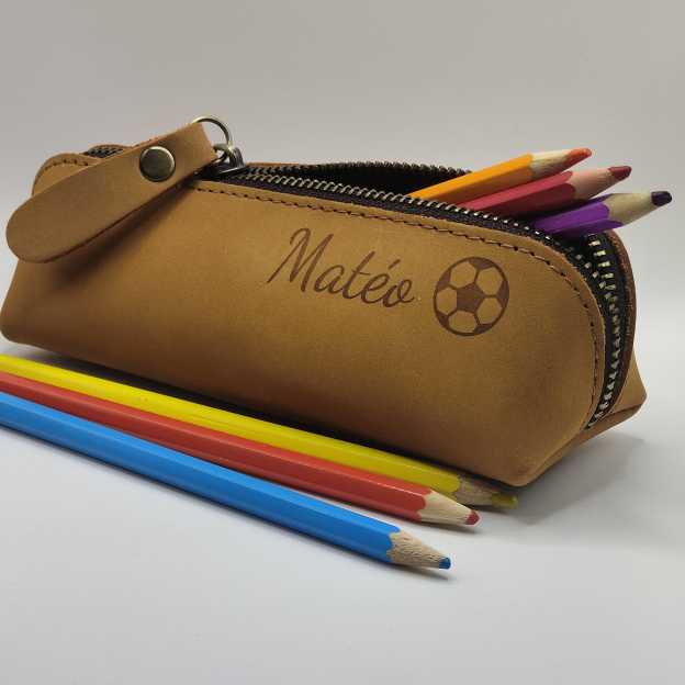 Personalized Name Leather Pencil Case for Unique & Love | JNSBag98