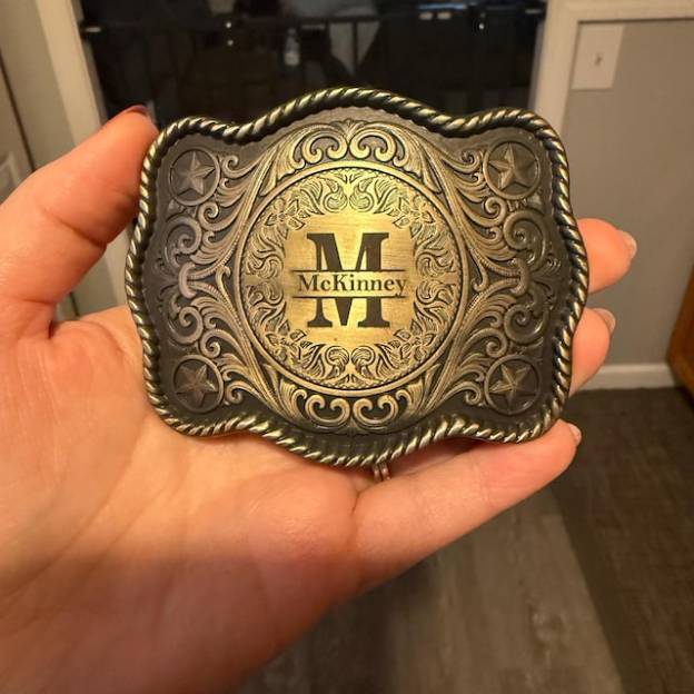 Personalized Monogram Engraved Belt Buckle for Unique & Love | JNSDec175