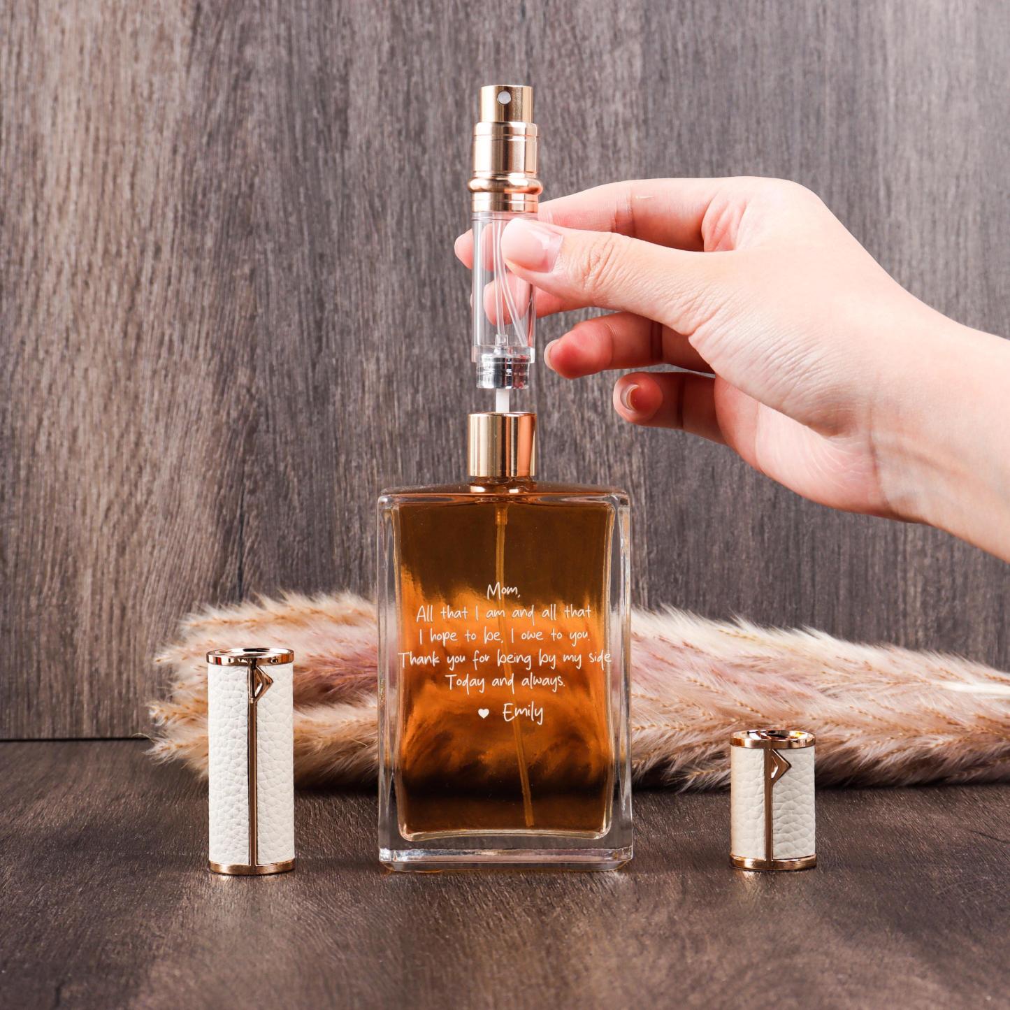 Personalized Monogram Travel Perfume Bottle for Unique & Love | JNSDec154