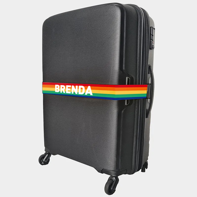 Personalized Name Luggage Strap Belt | JNSBag53