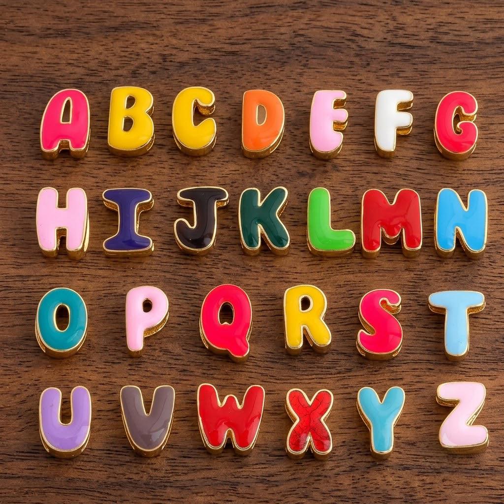 Personalized Enamel Beads Letter Bracelet for Unique and Love | JNSDec223