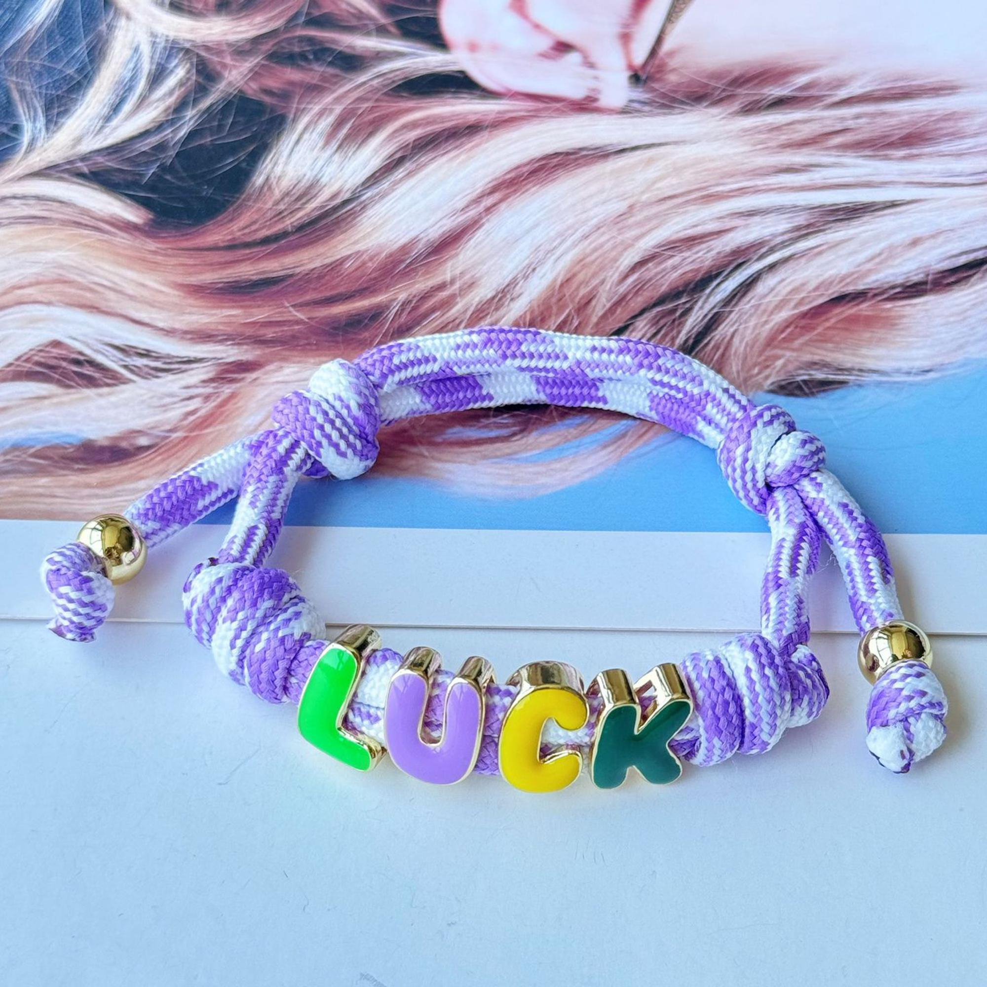 Personalized Enamel Beads Letter Bracelet for Unique and Love | JNSDec223
