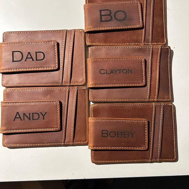 Personalized Leather Magnetic Money Clip for Unique & Love | JNSBag29