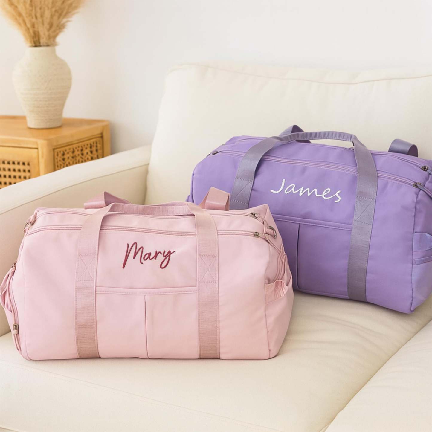 Personalized Embroidered Travel Duffle Bag for Unique & Love | JNSBag118