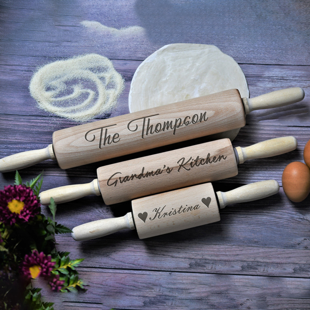 Personalized Name Wood Rolling Pin for Unique & Love | JNSTool14