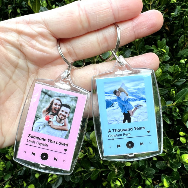 Personalized Song Keychain for Unique & Love | JNSDec26