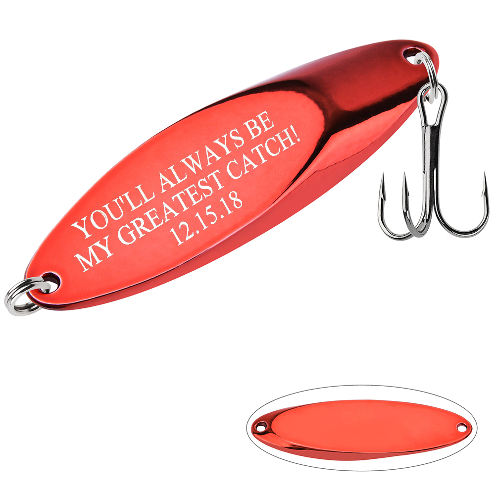 Personalized Engraved Fishing Lure Hook for Unique & Love | JNSTool17