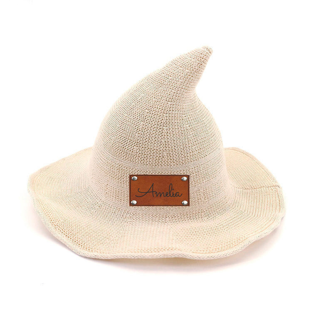 Personalized Name Knitted Halloween Witch Hat for Unique & Love | JNSHat12