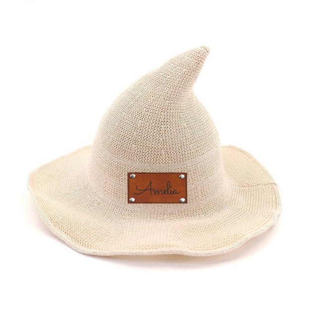 Personalized Name Knitted Halloween Witch Hat for Unique & Love | JNSHat12