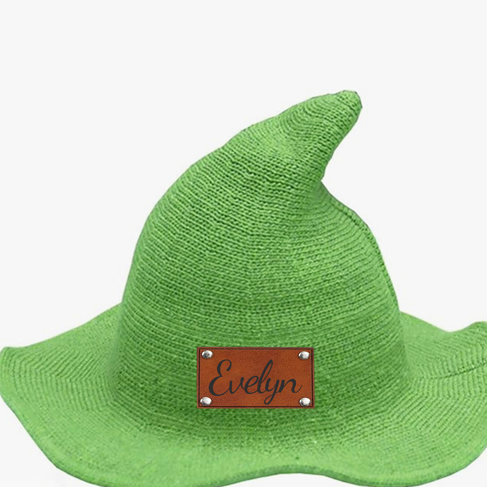 Personalized Name Knitted Halloween Witch Hat for Unique & Love | JNSHat12