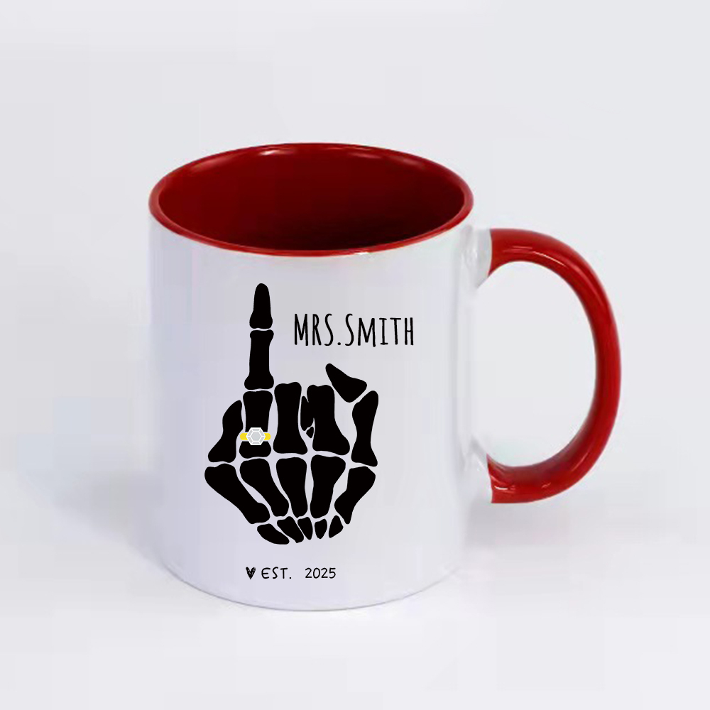 Personalized Funny Mr And Mrs Mug for Unique & Love | JNSDec159