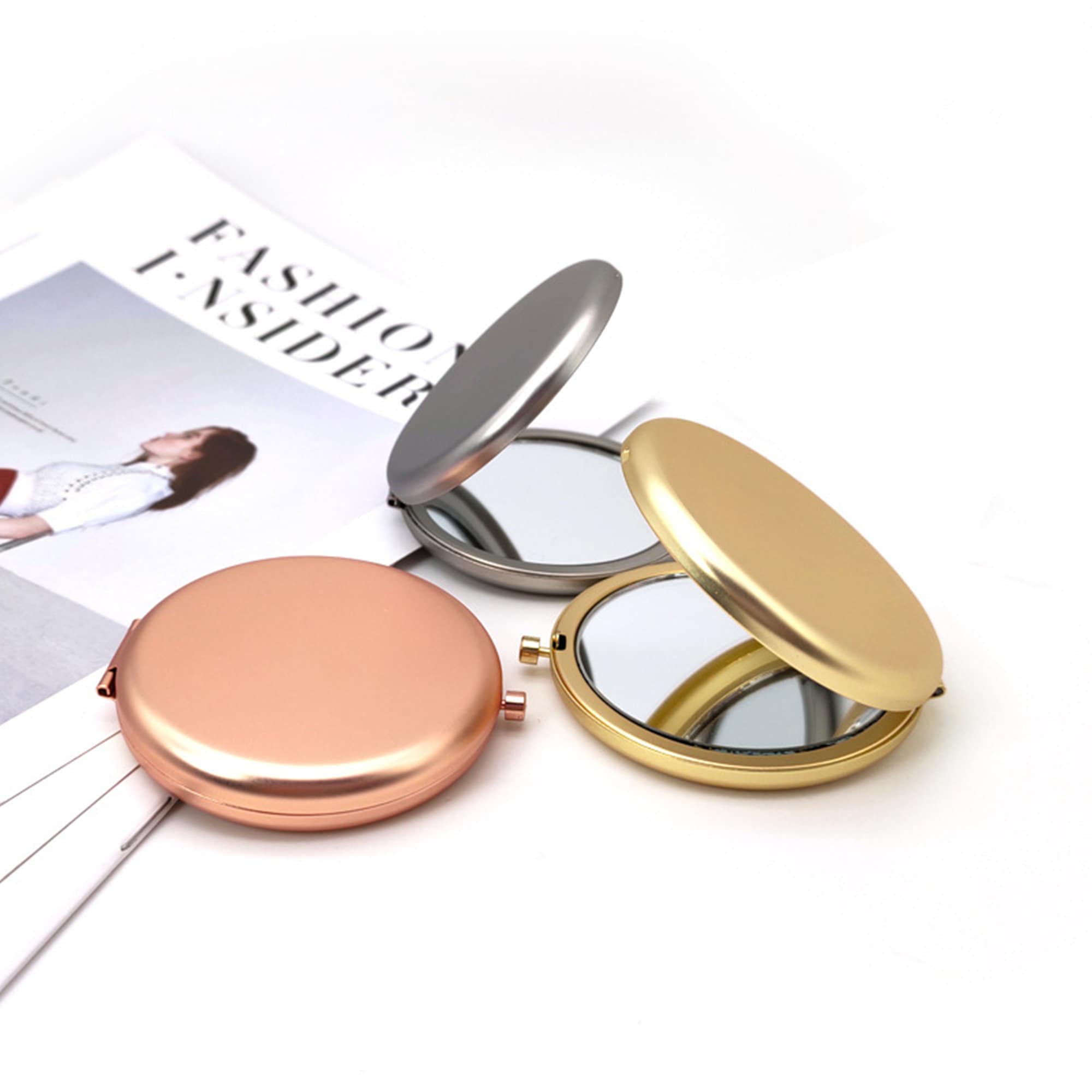 Personalized Monogram Folding Mirrors for Unique & Love | JNSDec30