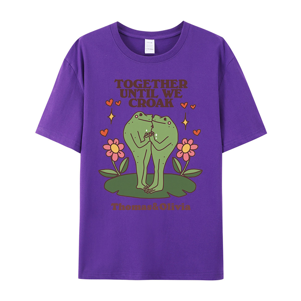 Personalized Name Frog Anniversary Shirt for Unique & Love | JNSCloth48