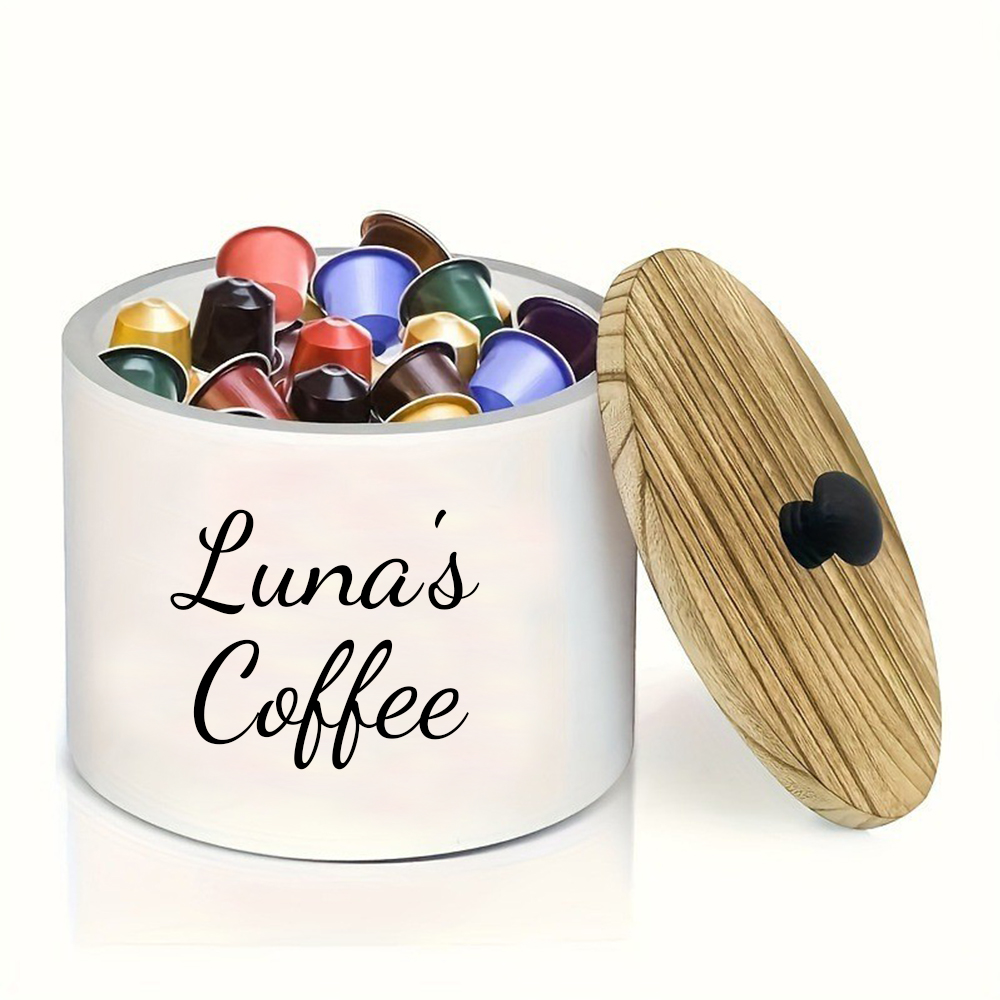 Personalized Coffee Pod Holder Organizer for Unique & Love | JNSDec163