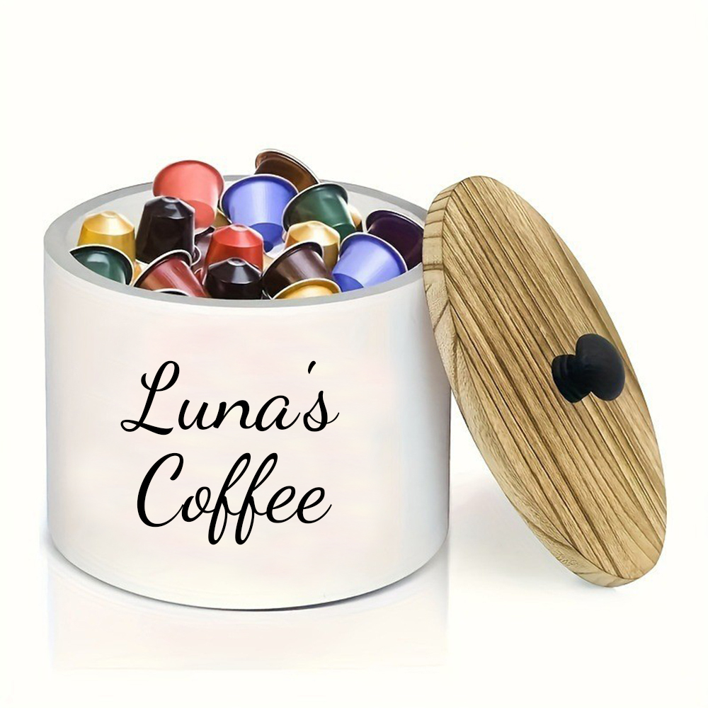 Personalized Coffee Pod Holder Organizer for Unique & Love | JNSDec163