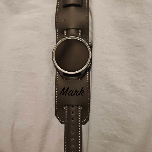 Personalized Leather Cuff Watch Band Strap for Apple Watch | JNSDec169