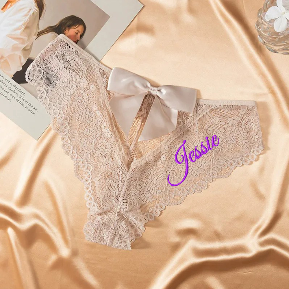 Personalized Embroidered Lace Underwear for Unique & Love | JNSCloth52