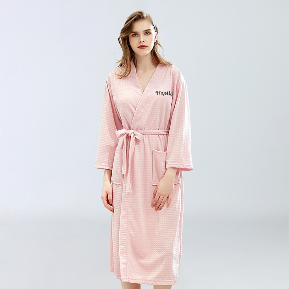 Personalized Monogrammed Waffle Robe for Unique & Love | JNSCloth26