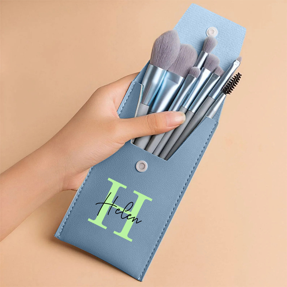 Personalized Monogram Makeup Brushes Set for Unique & Love | JNSBag0302