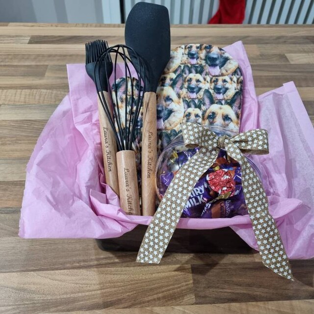 Personalized Name Engraving Silicone Kitchen Utensils 3-Piece Set for Unique & Love | JNSTool13