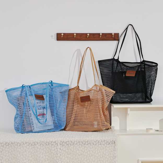 Personalized Name Leather Patch Beach Tote Bag for Unique & Love | JNSBag124