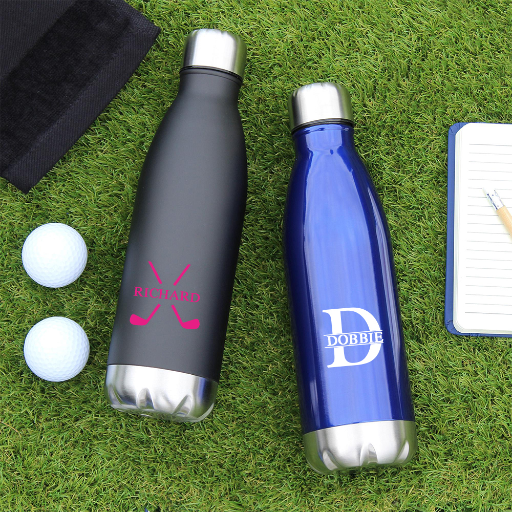 Personalized Monogram Golf Insulated Water Bottle | JNSBottle01