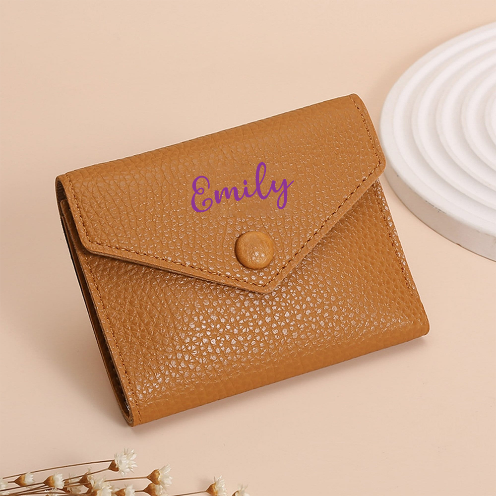 Personalized Monogram Leather Wallet for Unique & Love | JNSBag87