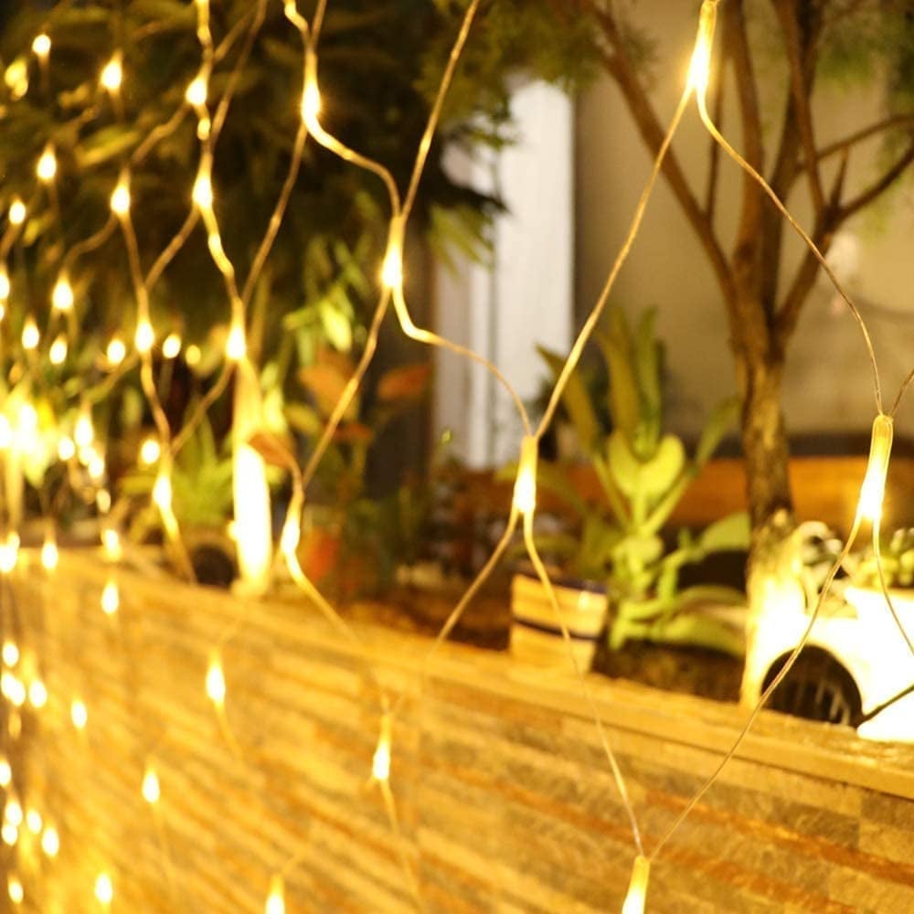 Curtain LED String Net Mesh Waterproof String Lights Decoration for Unique & Love | JNSDec20