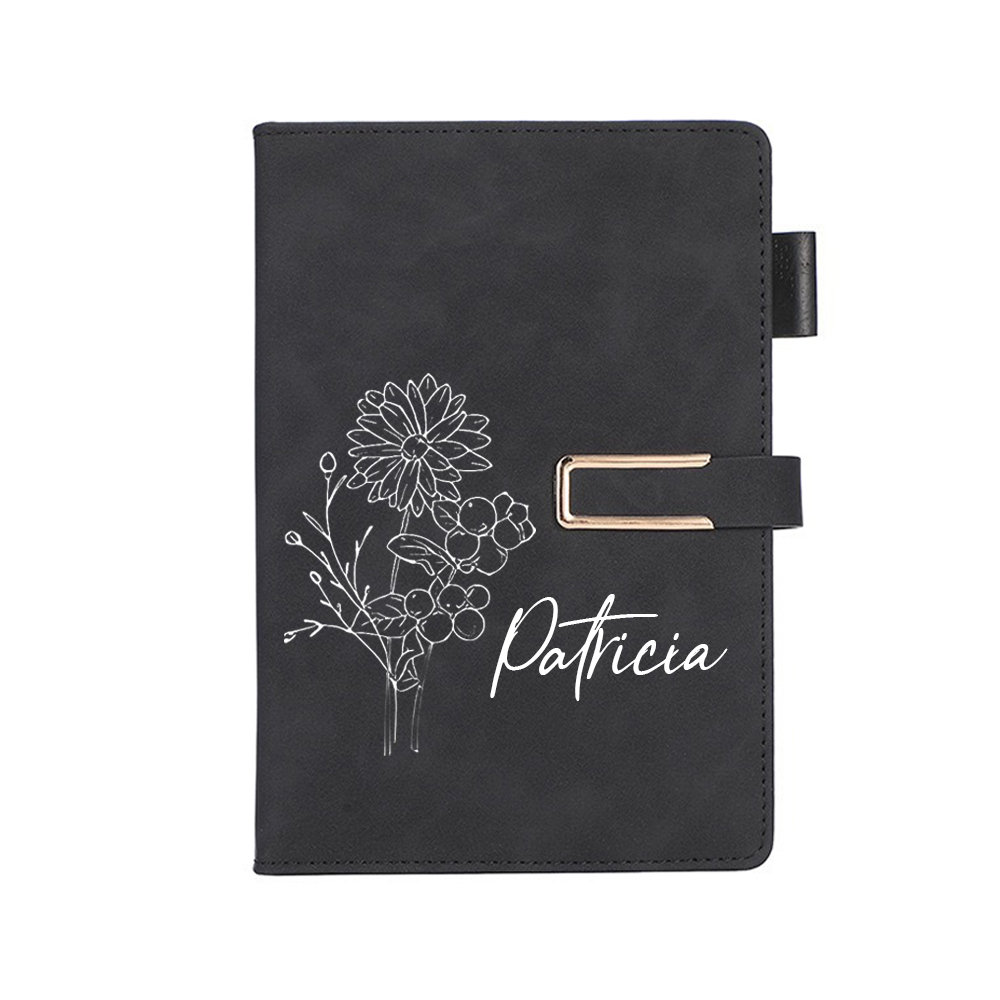Personalized Name Leather Journal Notebook for Unique & Love | JNSDec145