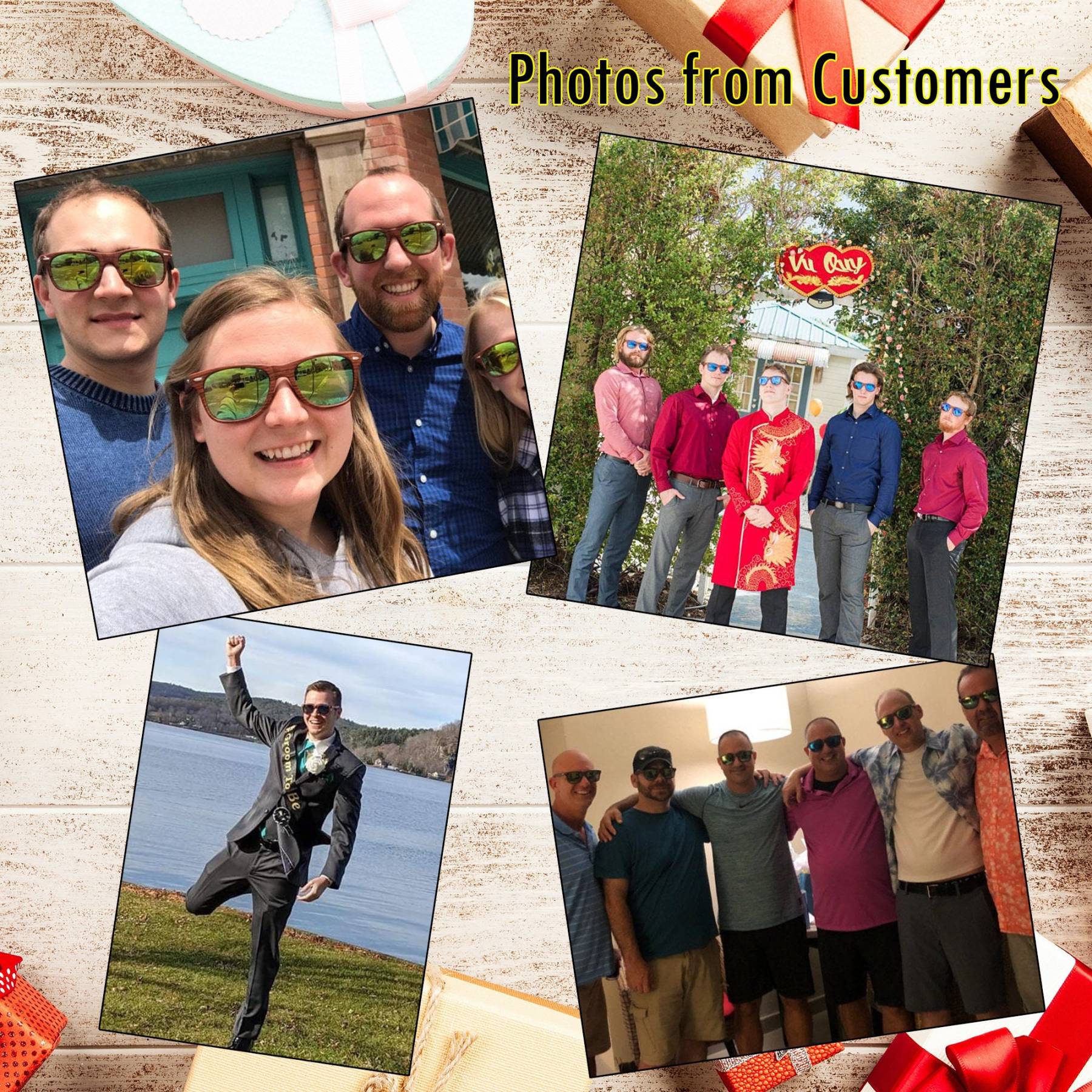 Personalized Sunglasses with Leather Box for Unique & Love | JNSDec70