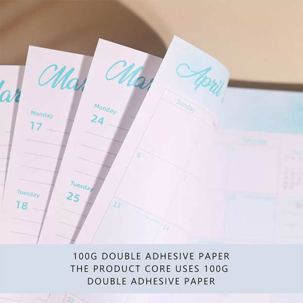 Personalized Leather 2025 Weekly & Monthly Planner Notebook | JNSDec117