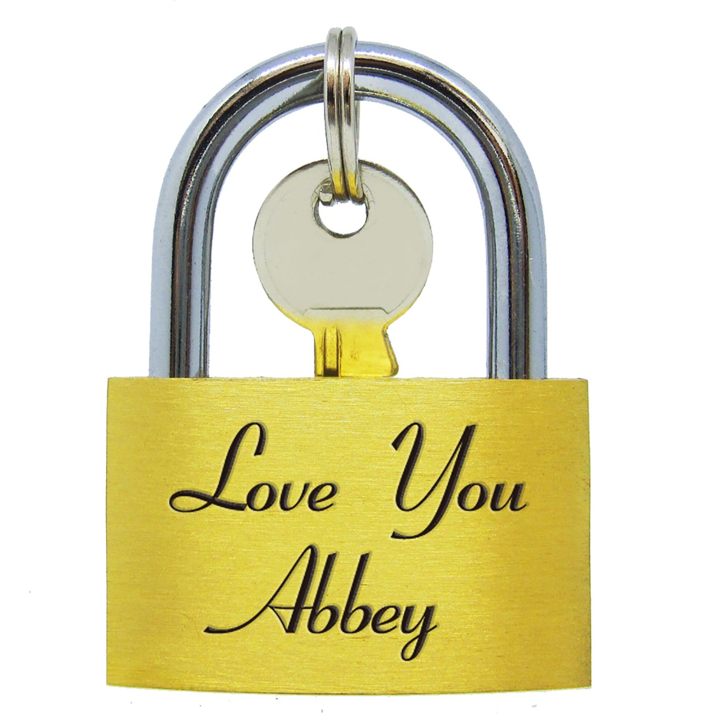 Personalized Engraved Padlock With Any Text for Unique & Love | JNSDec48