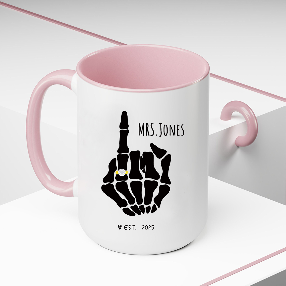 Personalized Funny Mr And Mrs Mug for Unique & Love | JNSDec159