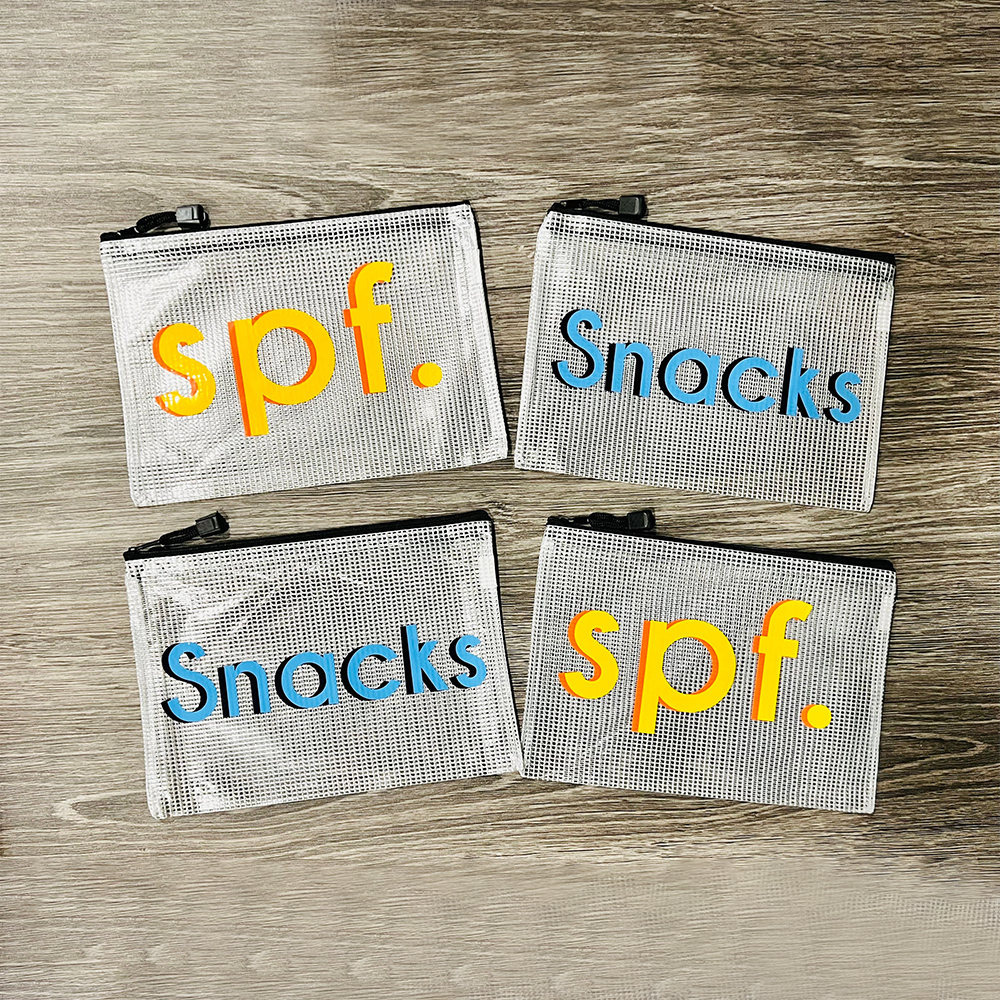 Personalized Name Waterproof Zipper Pool Bag for Unique & Love | JNSBag90