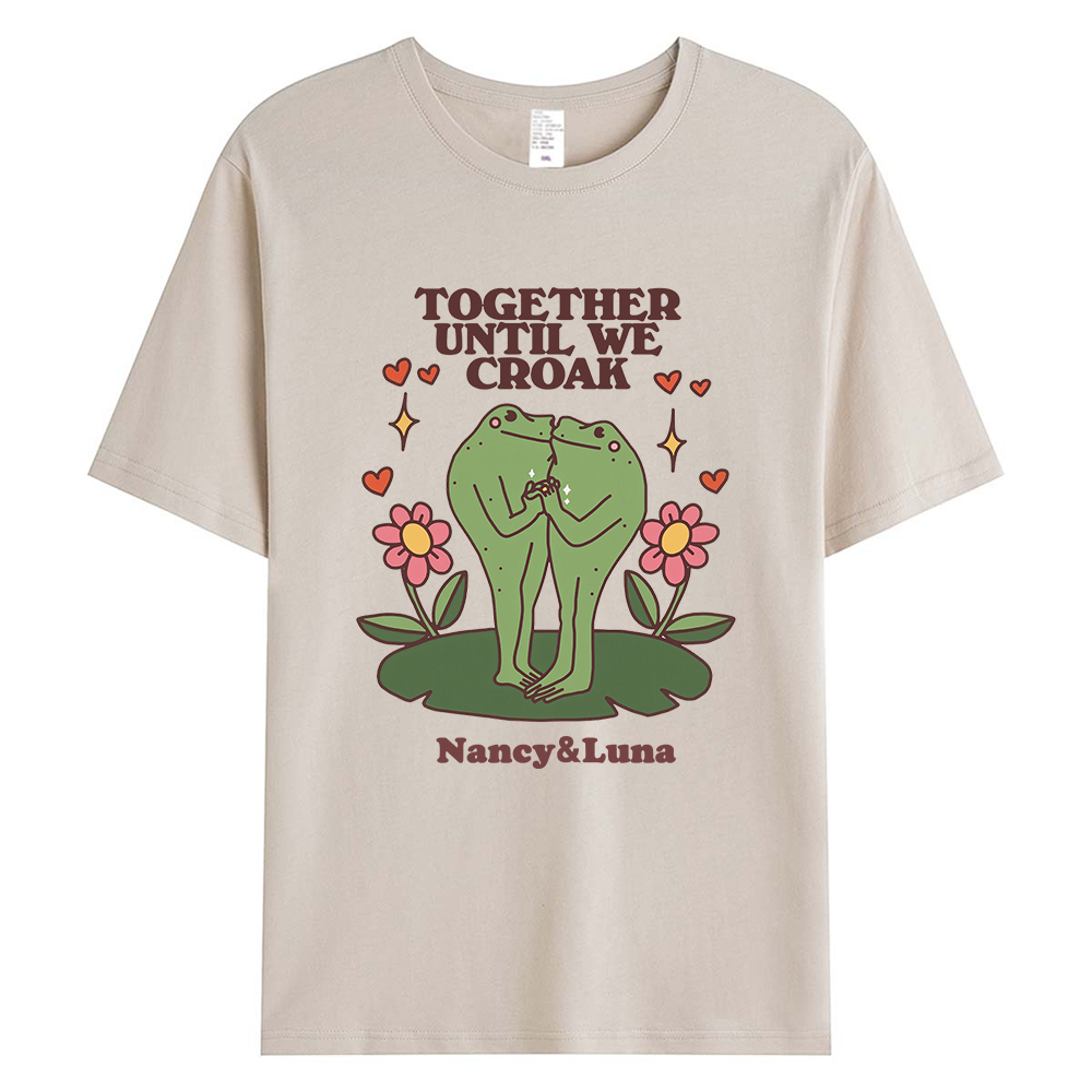 Personalized Name Frog Anniversary Shirt for Unique & Love | JNSCloth48