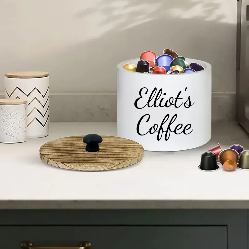 Personalized Coffee Pod Holder Organizer for Unique & Love | JNSDec163