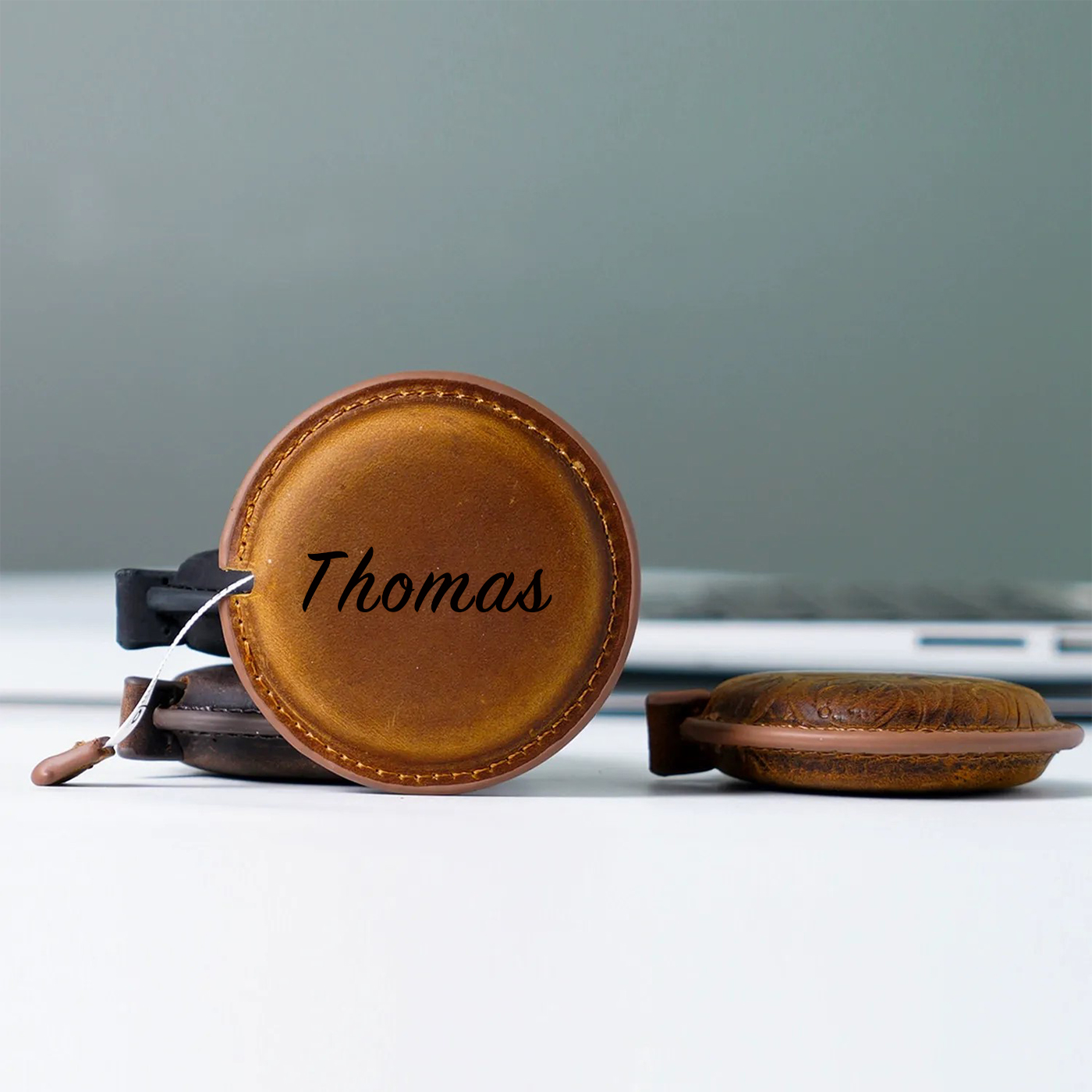 Personalized Monogram Leather Measuring Tape for Unique & Love | JNSTool21
